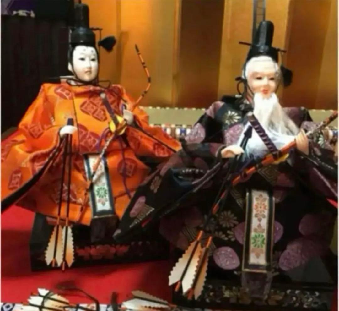 【ひな人形十五人揃い】「本畳親王台付」大ぶりですので施設にも最適ーこ