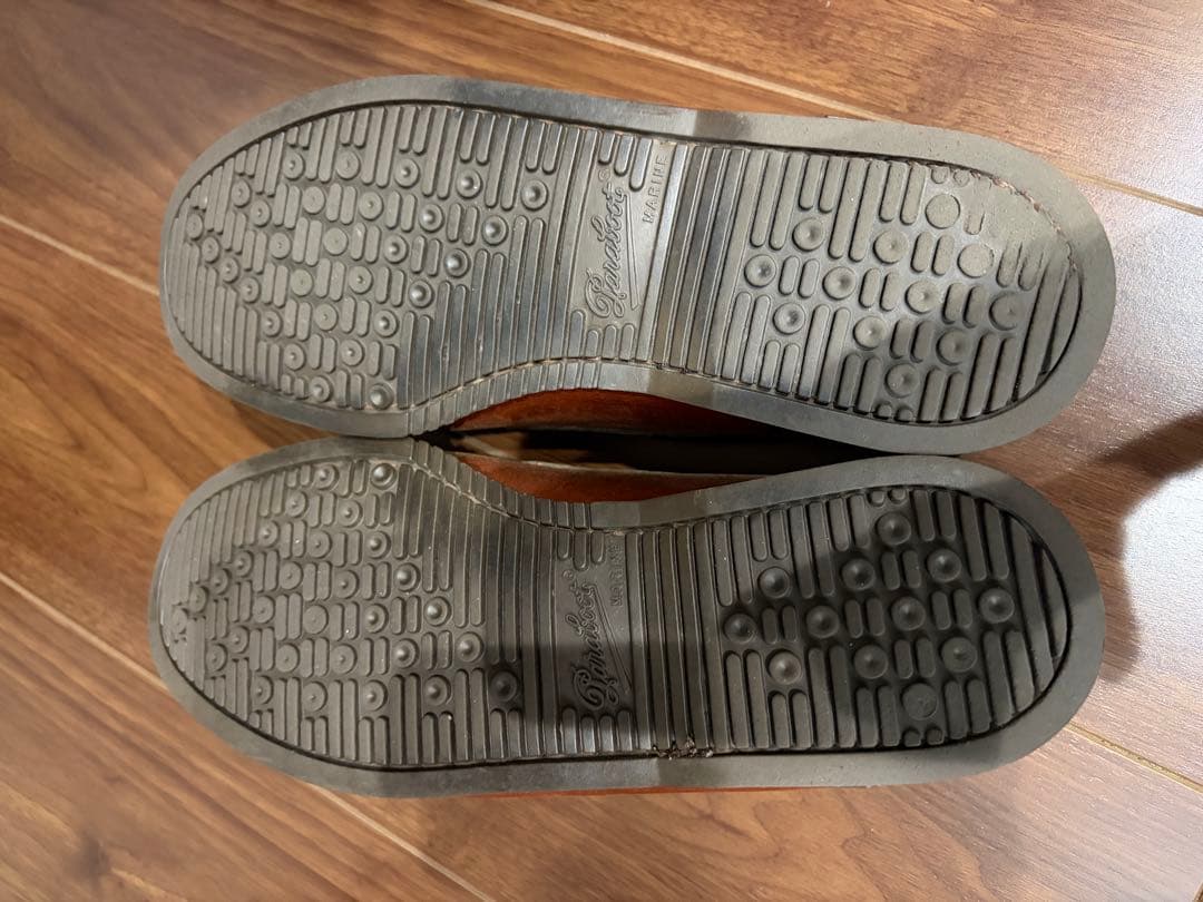 パラブーツ　ローファー　デッキシューズ　　レザー　ブラウン