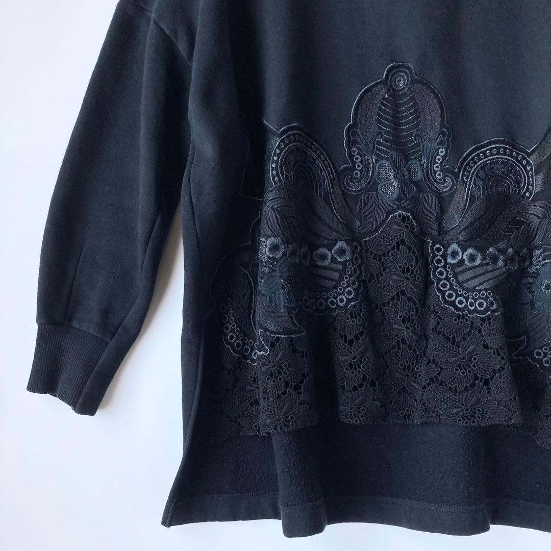 mame kurogouchi レース 刺繍 スウェット マメ toga