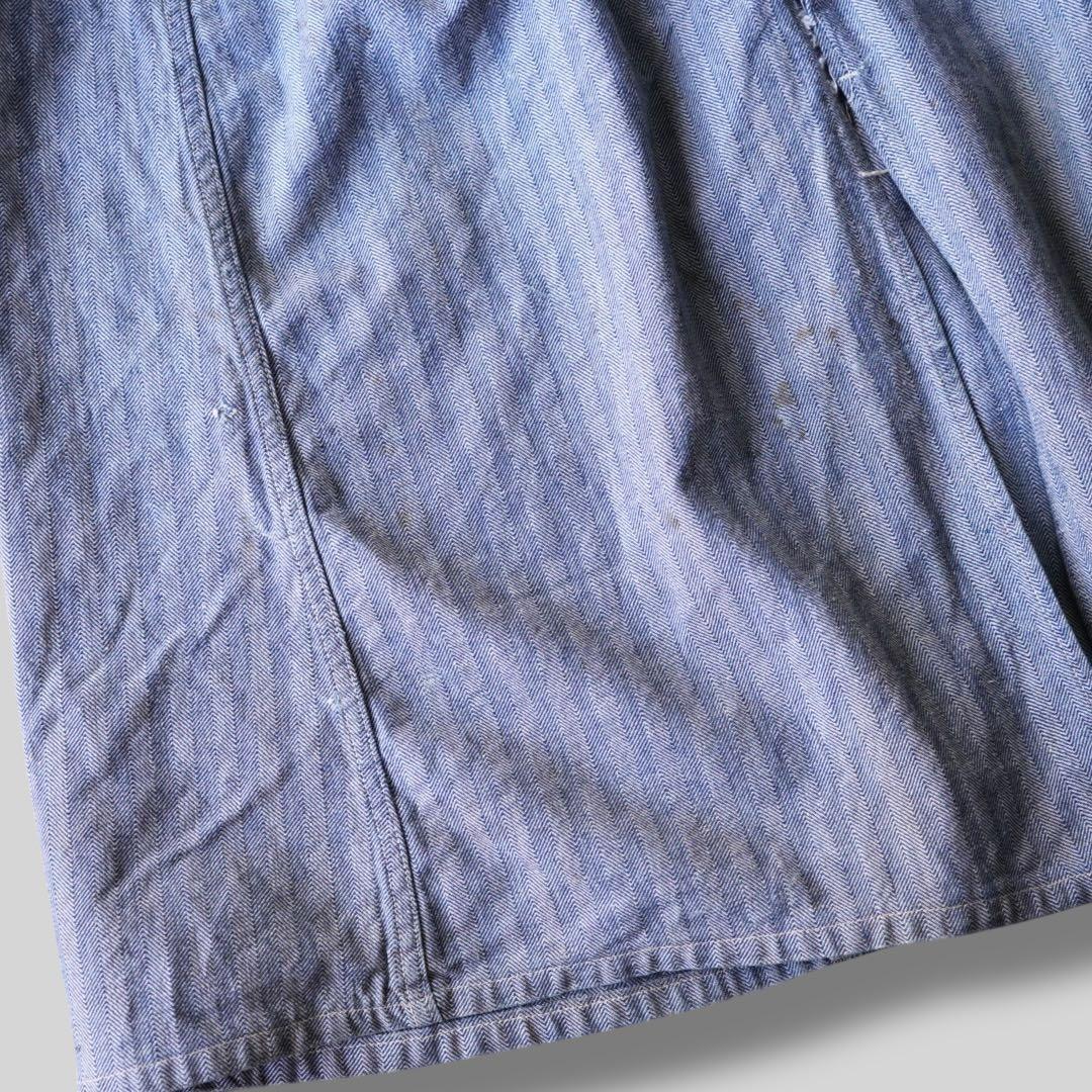 80's~90's ヘリンボーンワークコート ショップコート 雰囲気系 ボロ