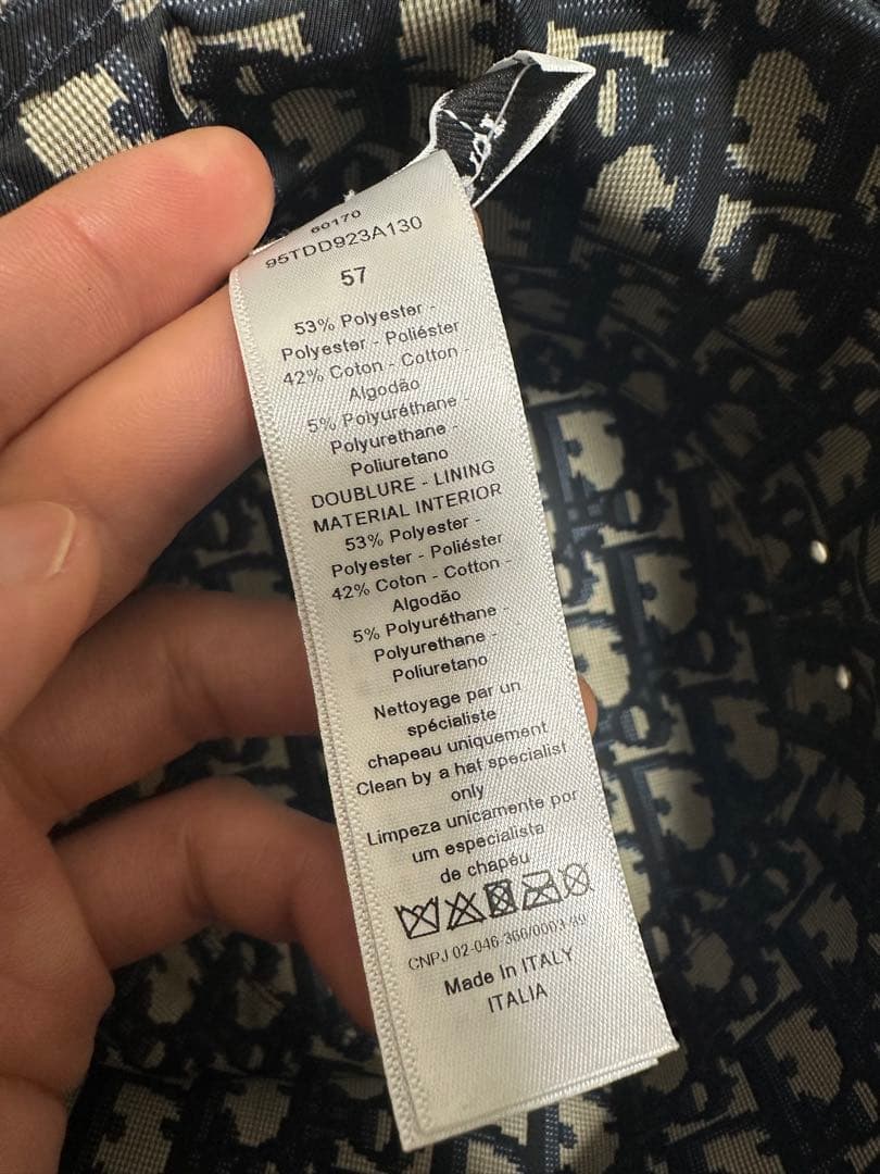 Christian Dior エレファント柄 バケットハット