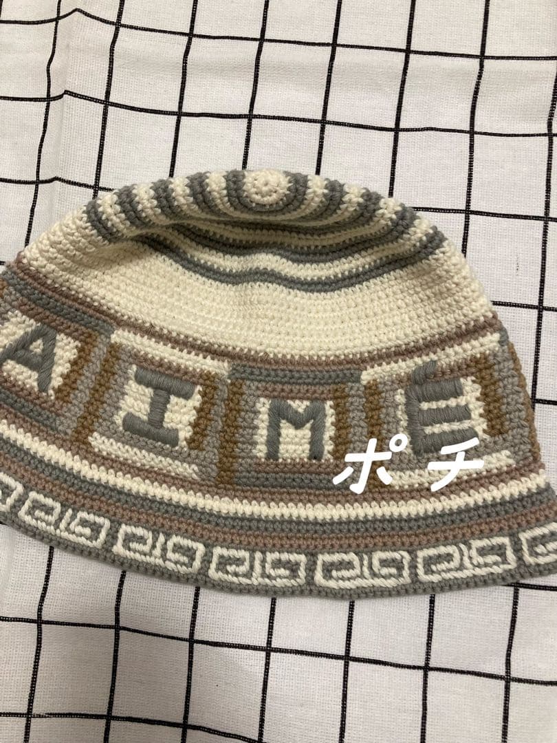 Aime Leon Dore バケットハット アイボリー グレー