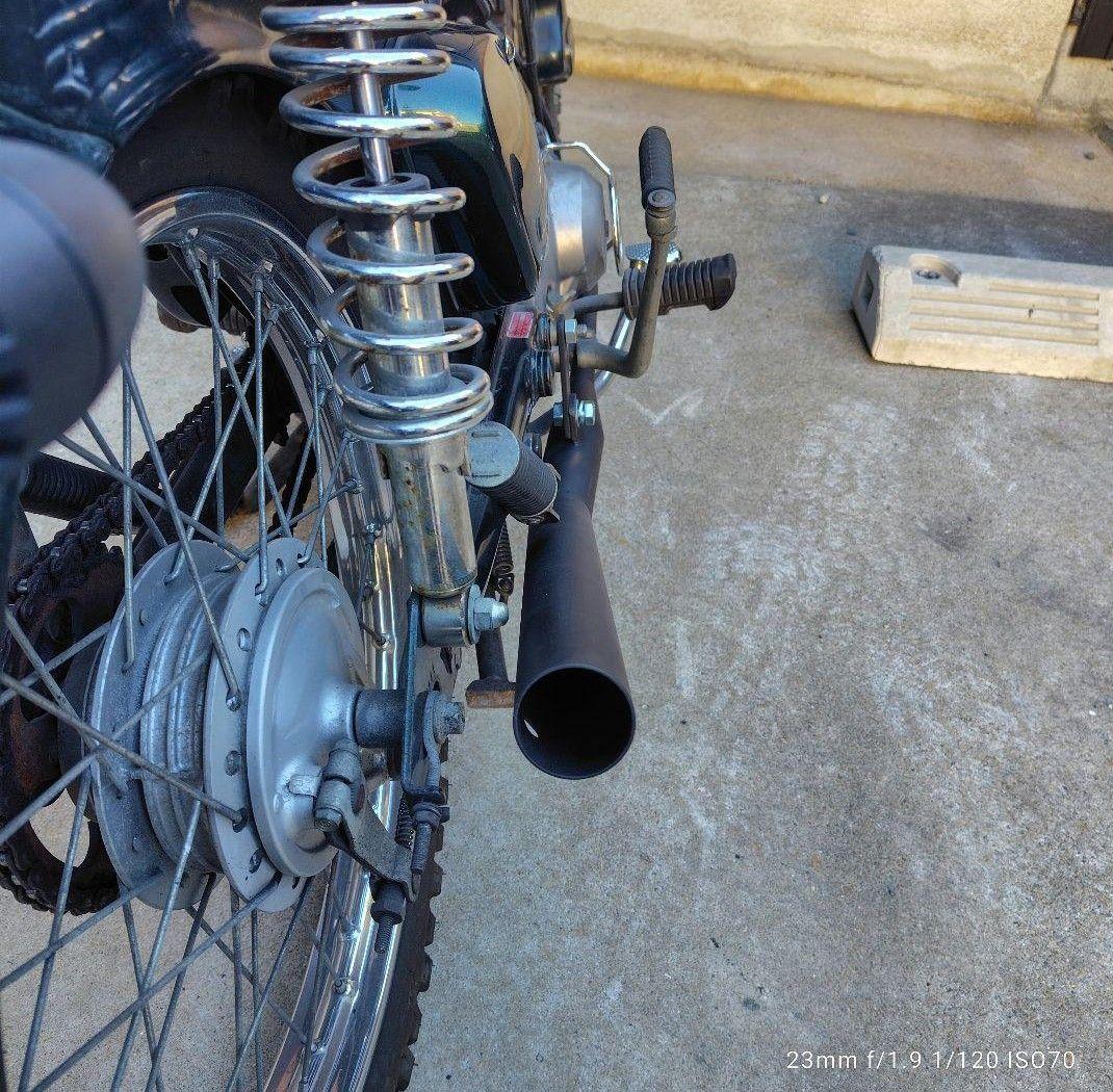 スーパーカブ　ワンオフマフラー　キャブ車専用　製作可能本数2本