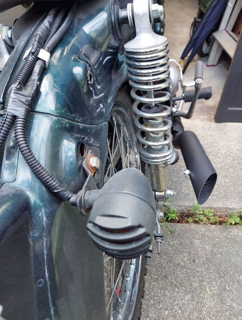 スーパーカブ　ワンオフマフラー　キャブ車専用　製作可能本数2本