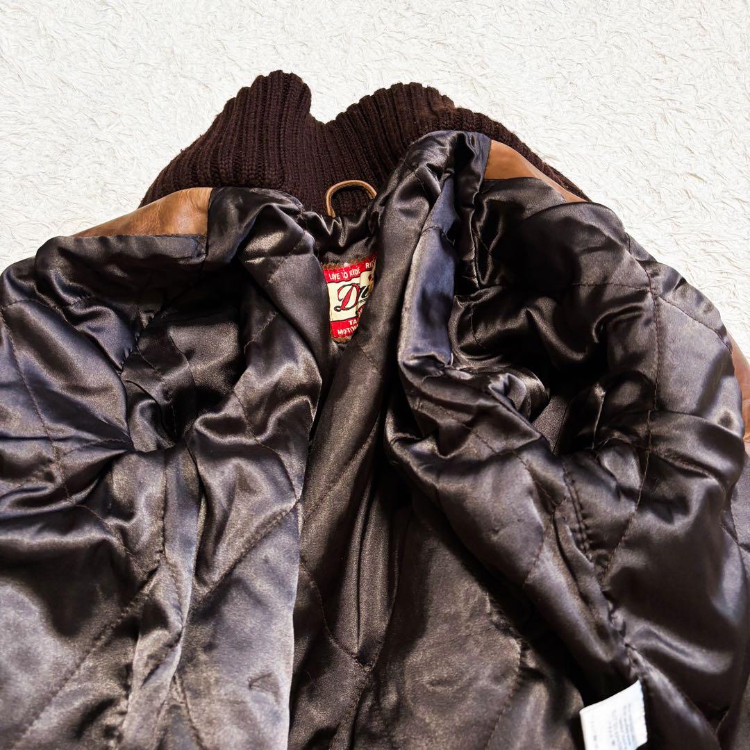 DEGNER デグナー 革ジャン バイカージャケット M ブラウン 本革