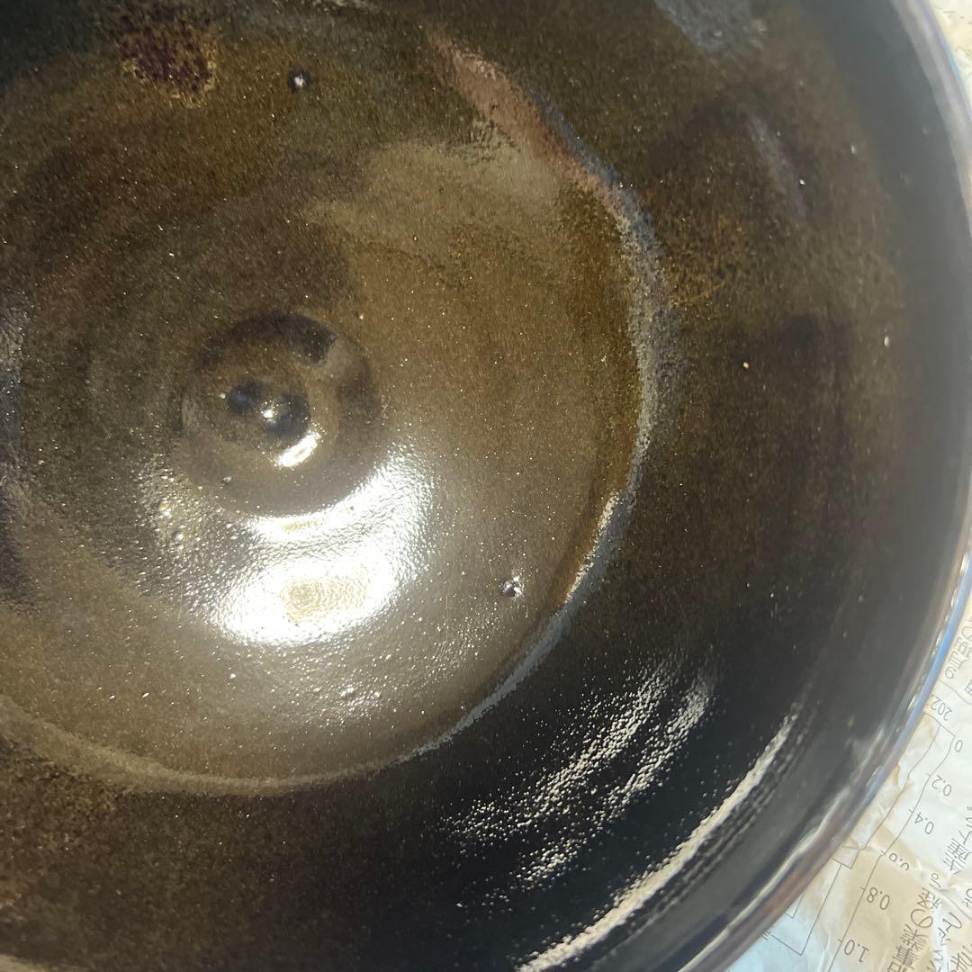 黒い茶碗 光沢仕上げ