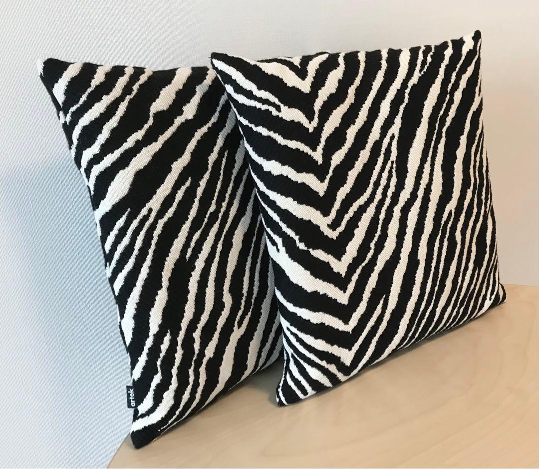 Artek ゼブラ ウール クッション2個セット