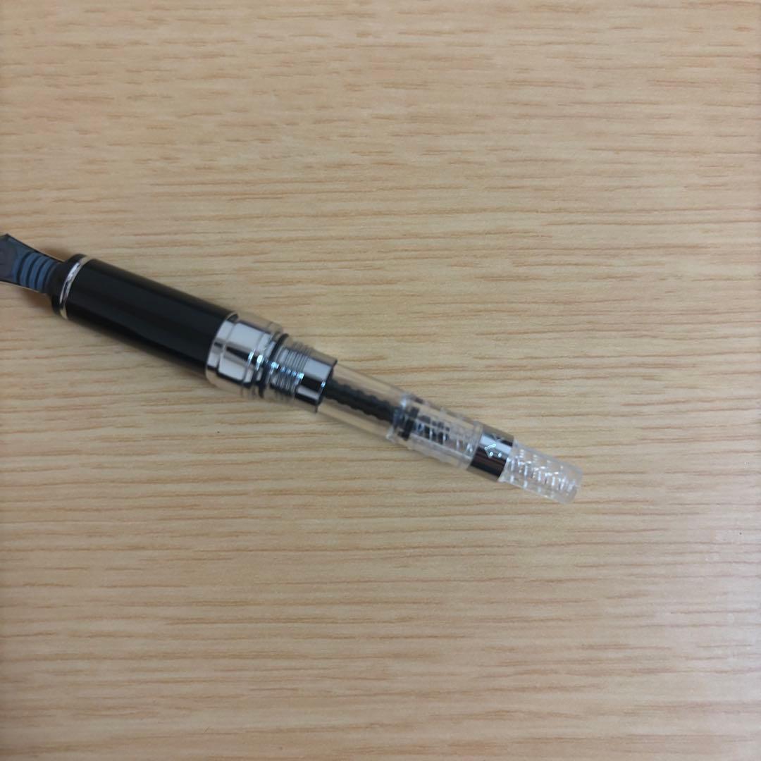 パイロット 万年筆 グランセ NC スターリングシルバー ストライプ M 廃盤