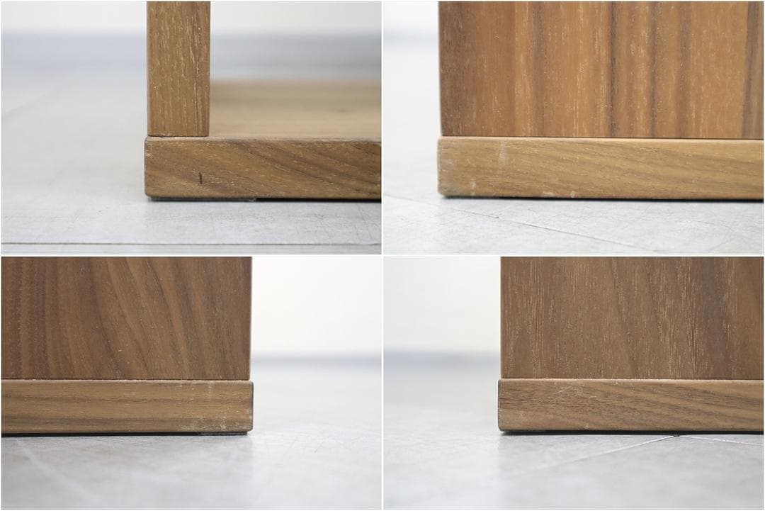 無印良品 MUJI スタッキングシェルフ　3段×2列・ウォールナット材 2段3列