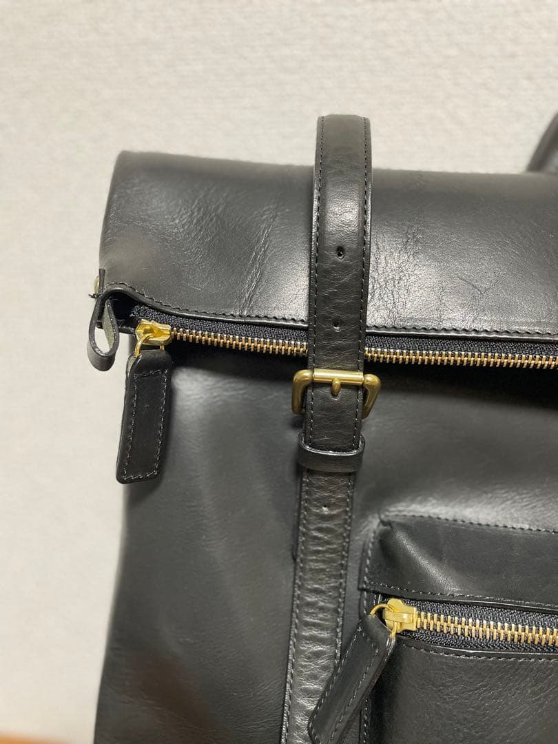 ※タキ※NOI JAPAN使用品レザーバックパック ツァイトレザー