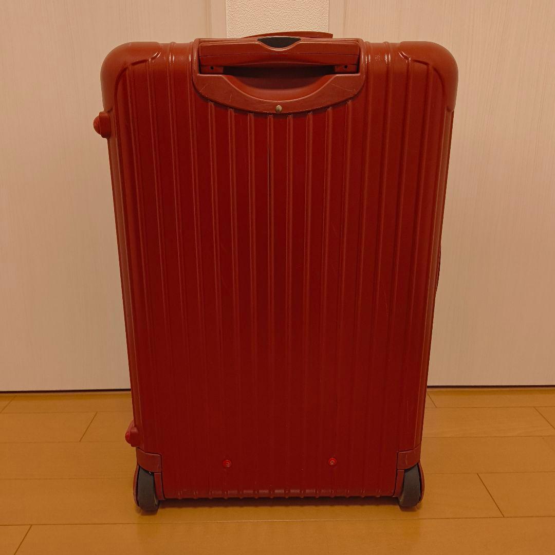廃盤品 希少 RIMOWA 63L 2輪 855.63 キャリーケース レッド