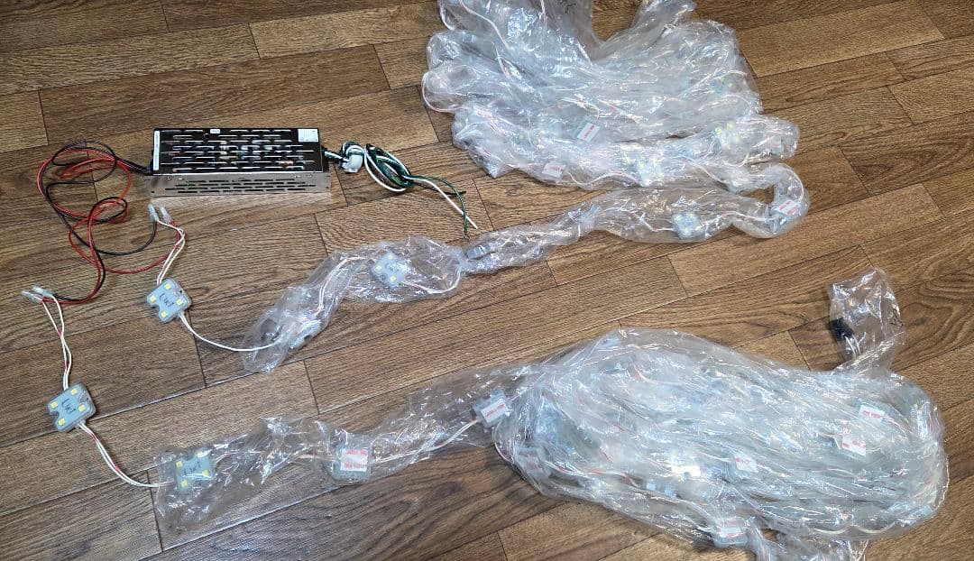 テープライト18mLEDイルミネーションライト100個　ディスプレイ照明間接照明