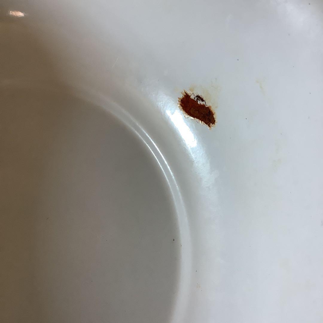 昭和レトロ　洗面器スタンド　ホーロー洗面器付き