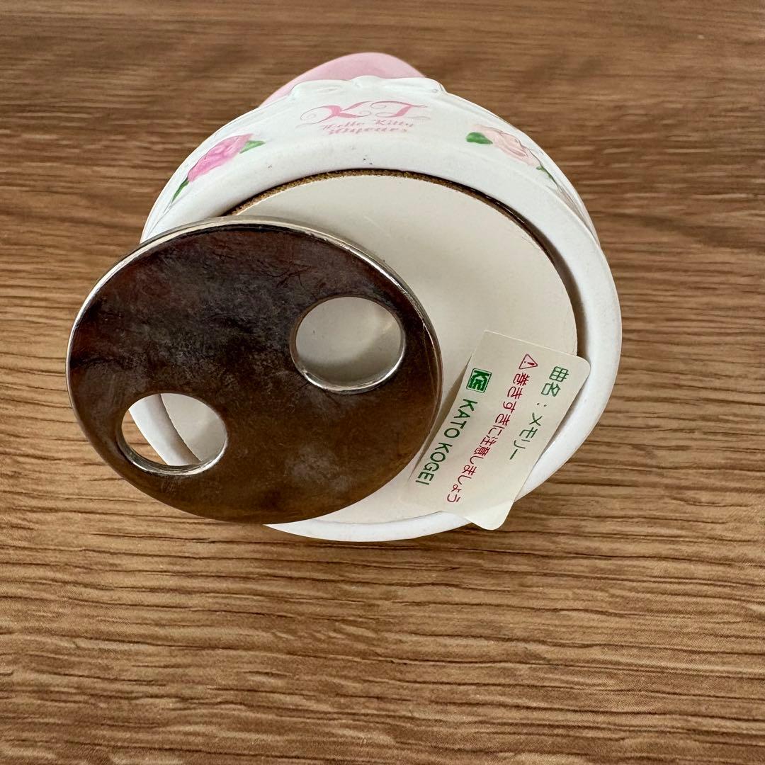 レア☆ハローキティ☆30周年記念 陶器 加藤工芸 置物 2004年