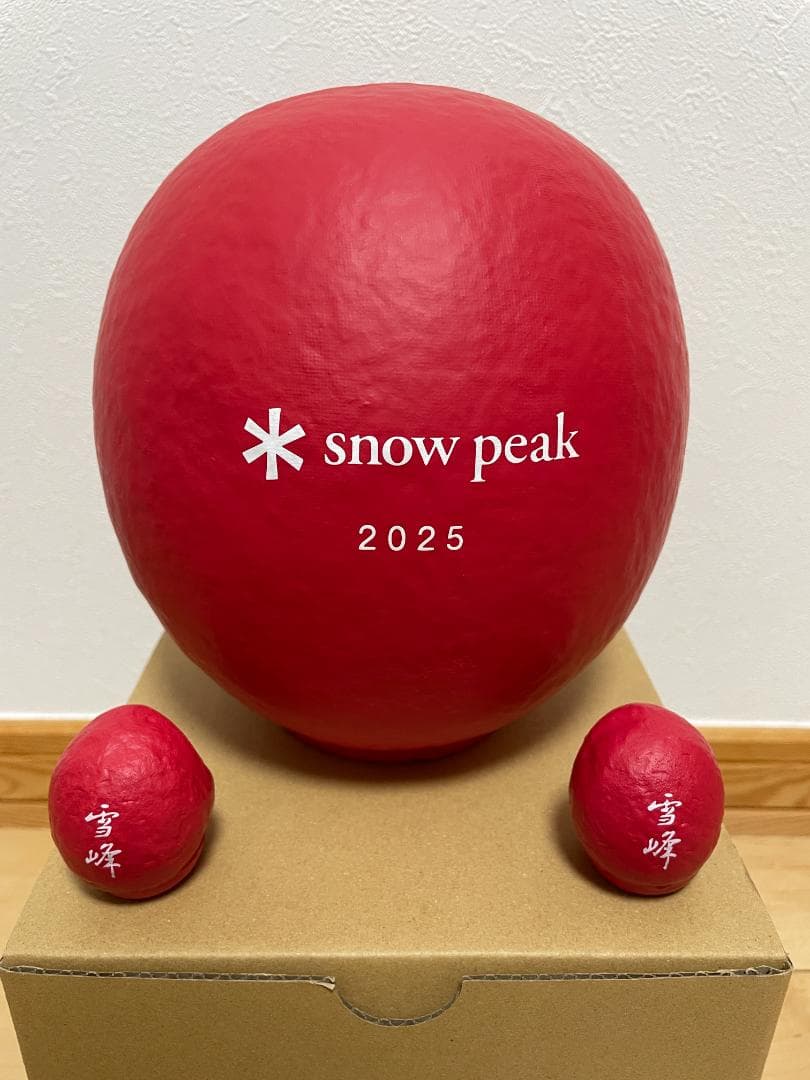  peak 2025 雪峰だるま 大1個 小2個 セット