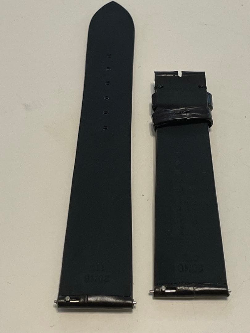 カミーユフォルネ　アリゲーター竹斑　ダークブラウン 20/16 未使用