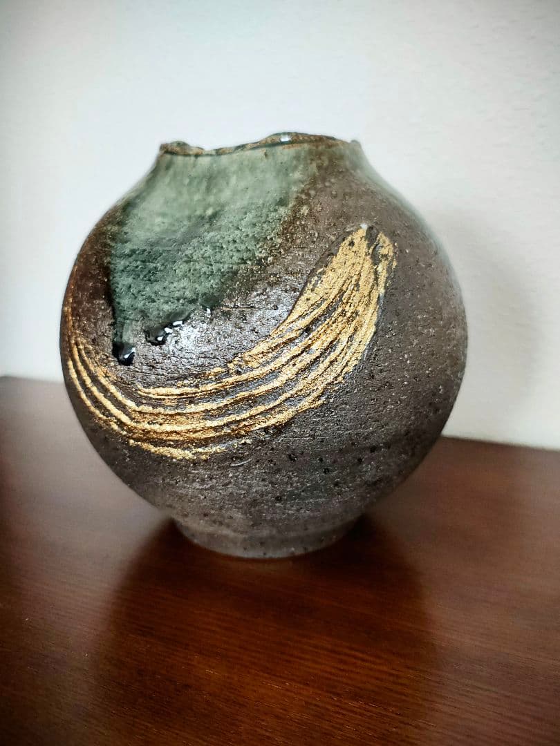 【セール】信楽焼　花瓶　花器　壺　伝統工芸品