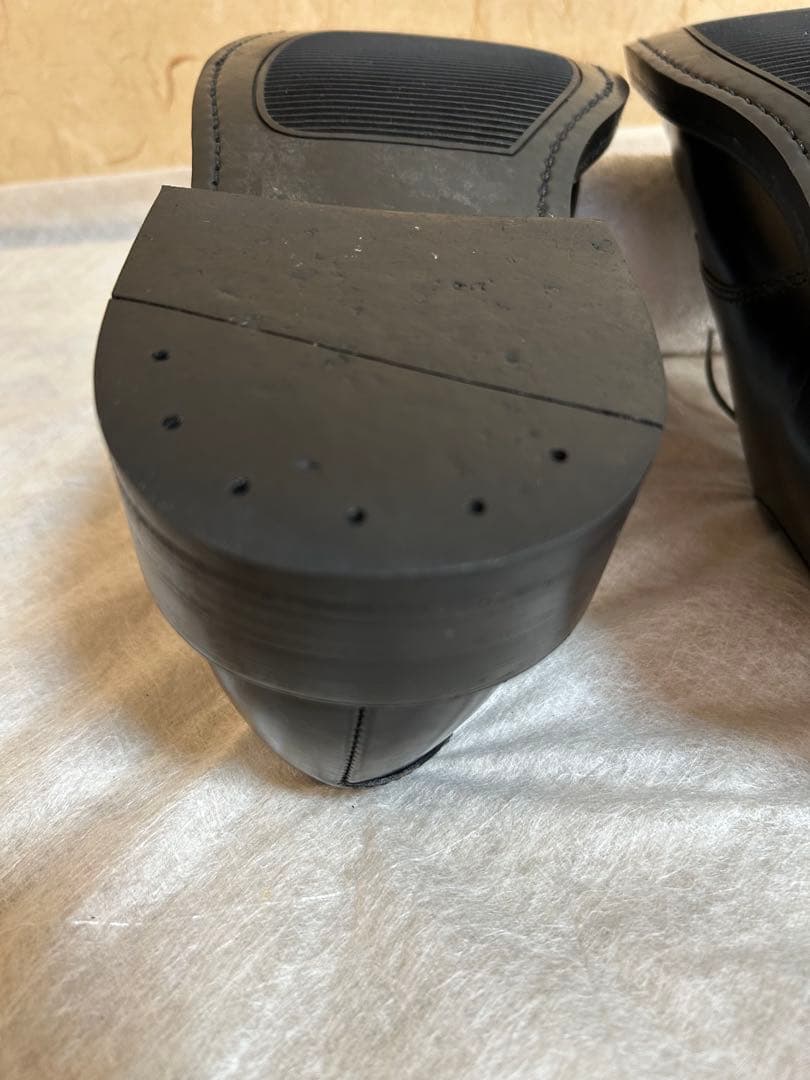 PRADA プラダ　レザー　シューズ　ブラック　27.0cm