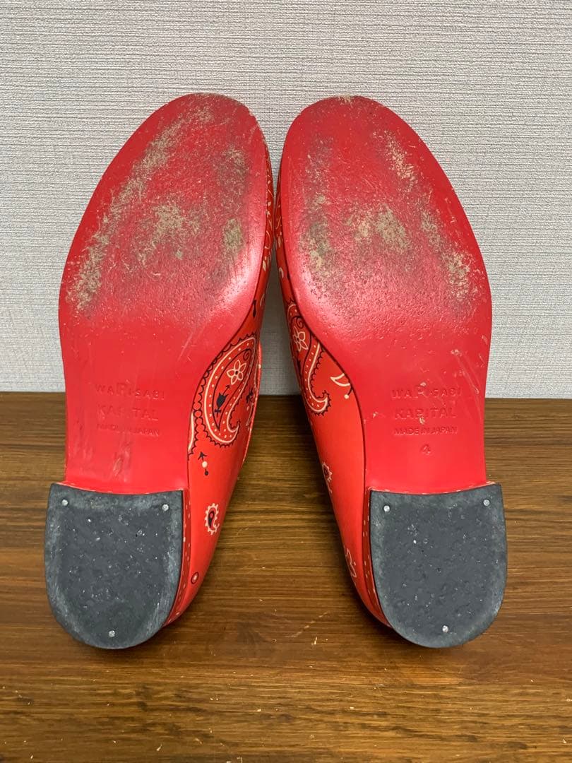 [WAPI SABI for KAPITAL] ペイズリー スリッポン 4