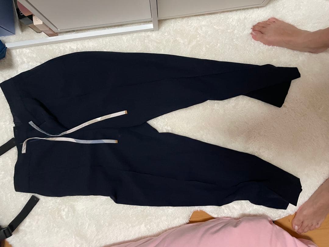 クレストブリッジ　ニット　ブラウス セットアップ　ネイビー　38