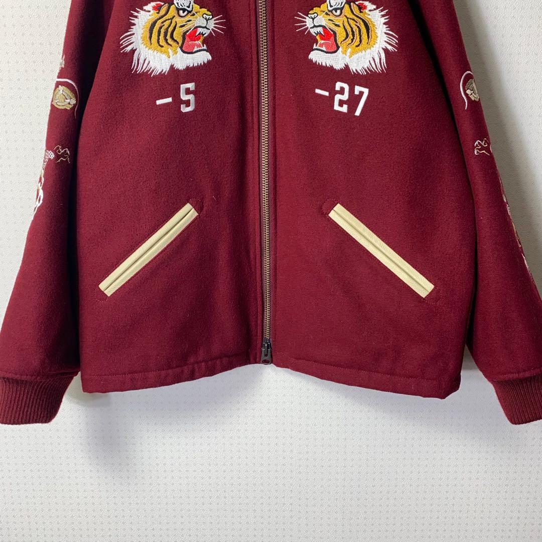 avirex カーコート XXL スカジャン スタジャン スーベニア 虎 刺繍