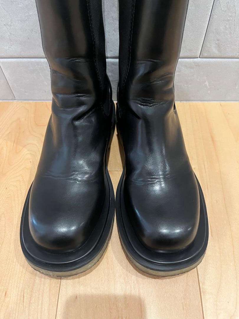 TODAYFUL Leather Middle Boots 38 サイドゴア