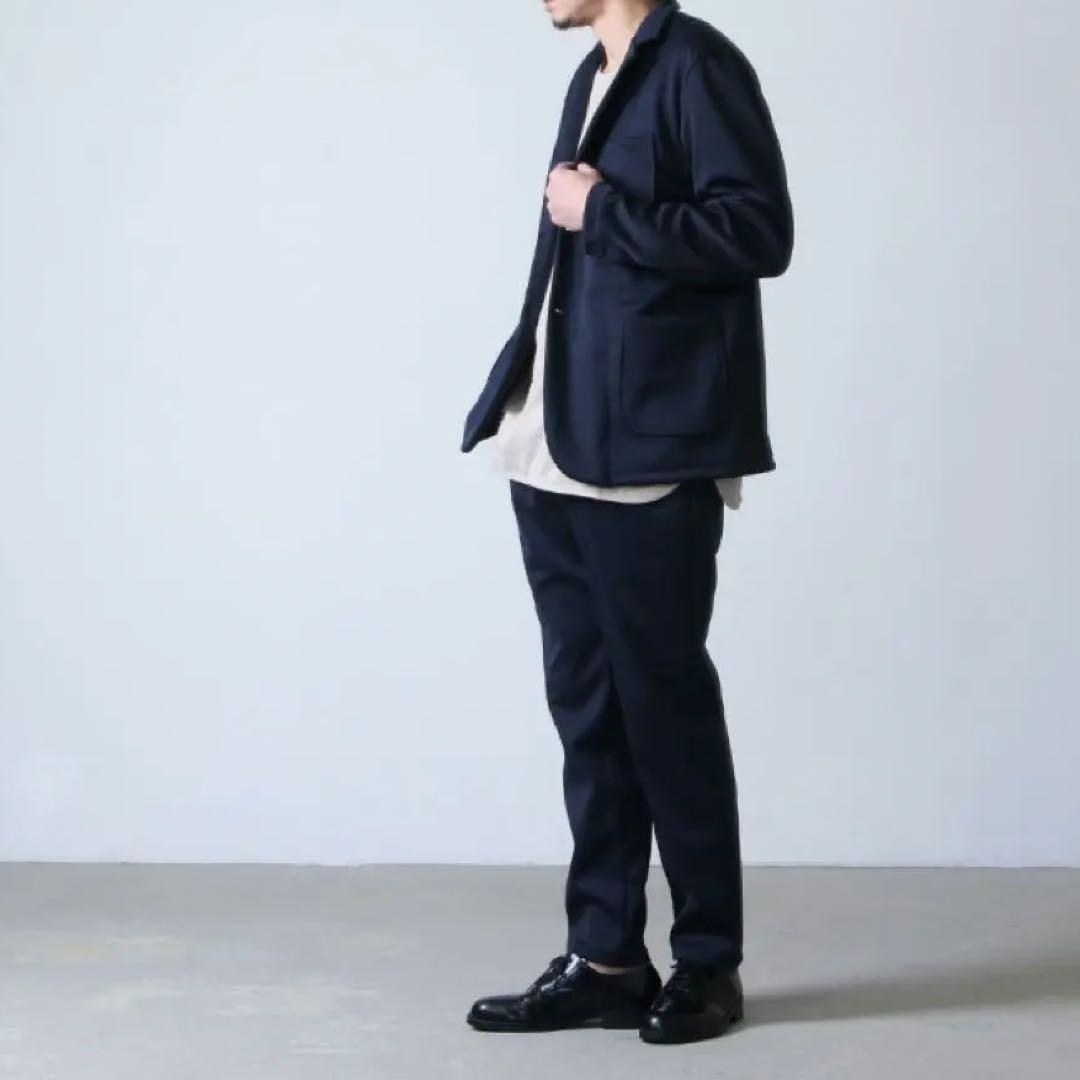 ⭐︎早い者勝ち　CURLY セットアップ　ジャケット トラウザーズ　ネイビー