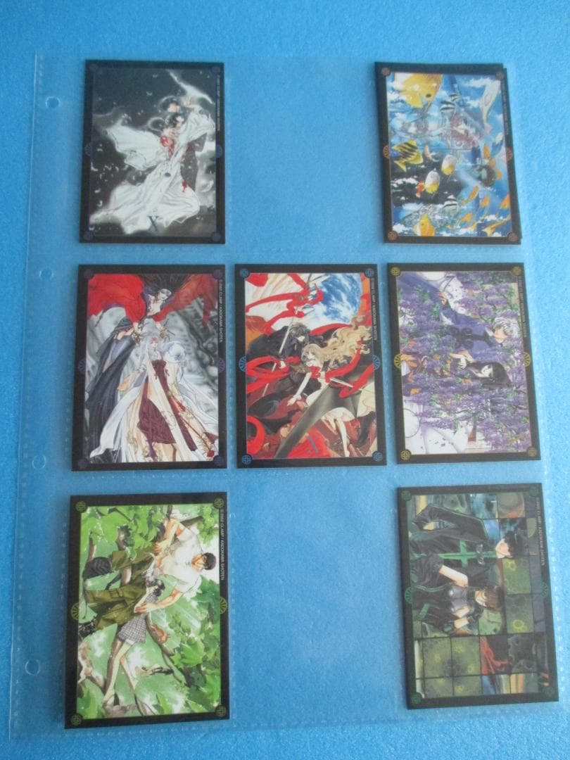 年代物◎CLAMP X　トレカセット　ファイル付◎クランプエックスカード