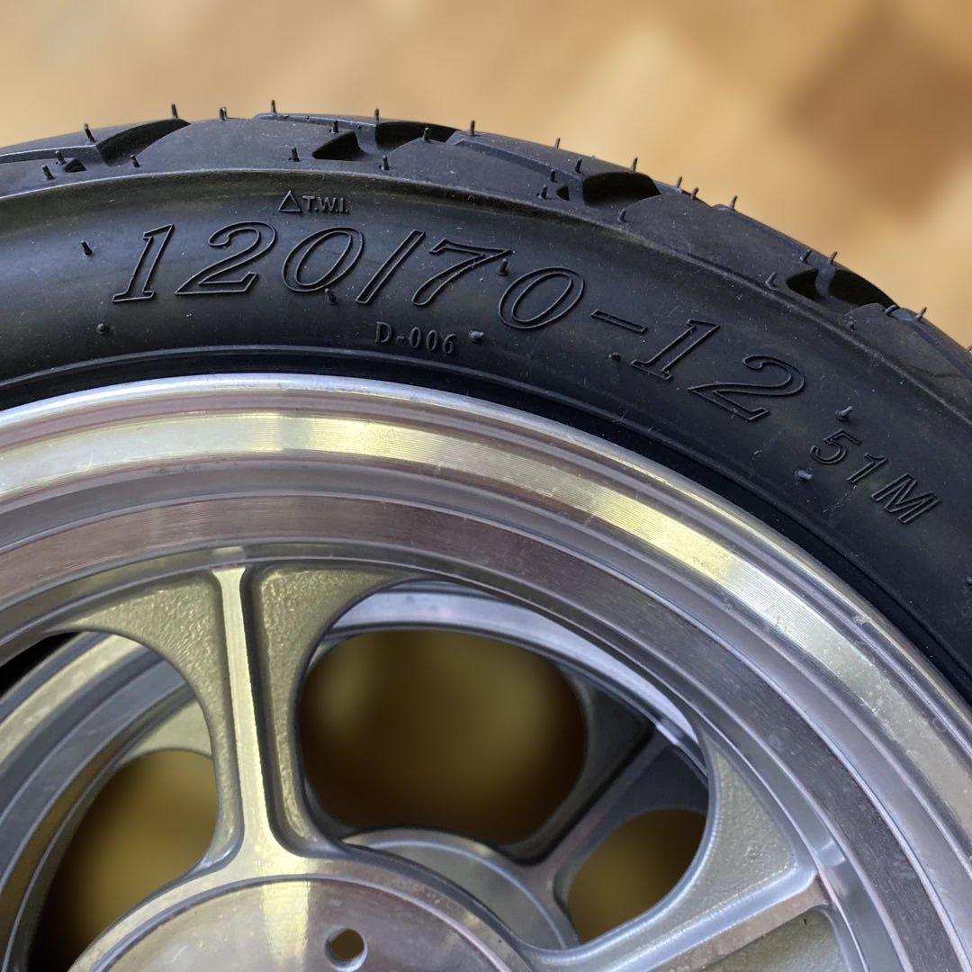 ホイール、タイヤセット12インチ　モンキー　2本セット