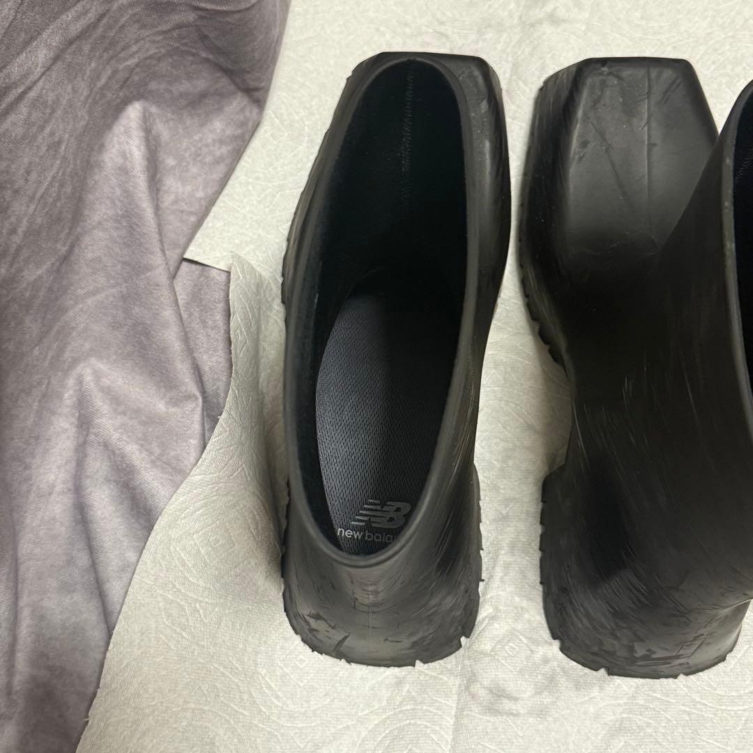 靴 BALENCIAGA Trooper Rubber Boots Black 42