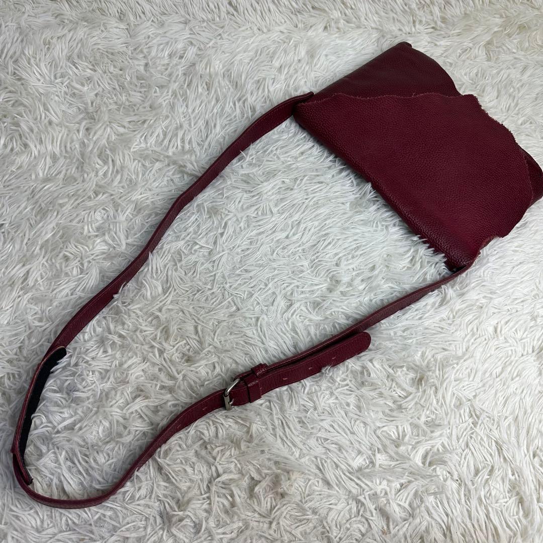 ポーター バーガンディ レザー ショルダーバッグ 京急百貨店共同開発 吉田カバン