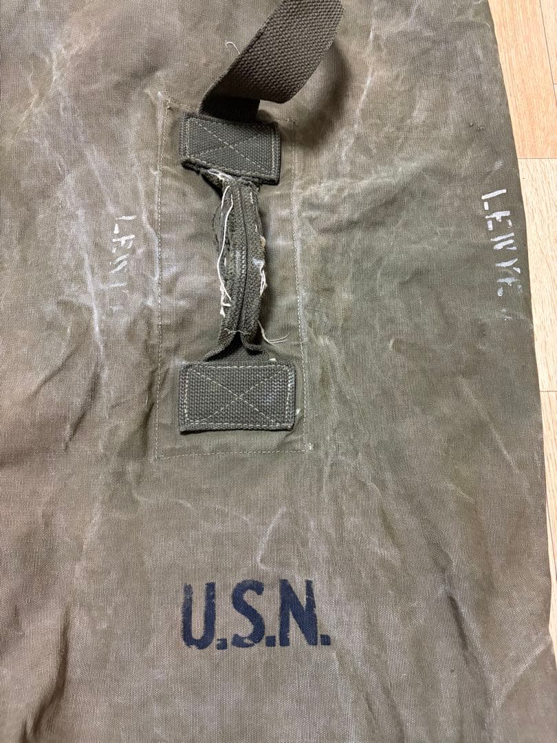 40s U.S.N. ダッフルバッグ ヴィンテージ 古着 ミリタリー