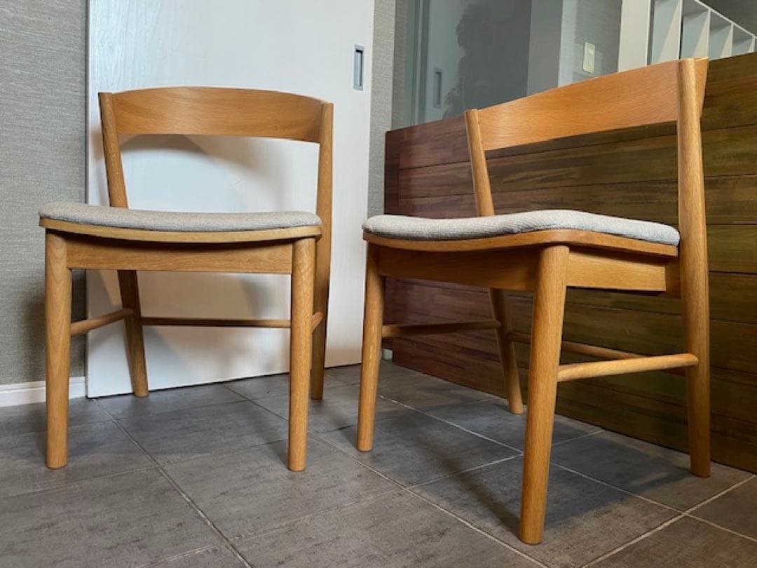 いっすん■unicoウニコ SOLKソルク オーク無垢　ダイニングチェアA