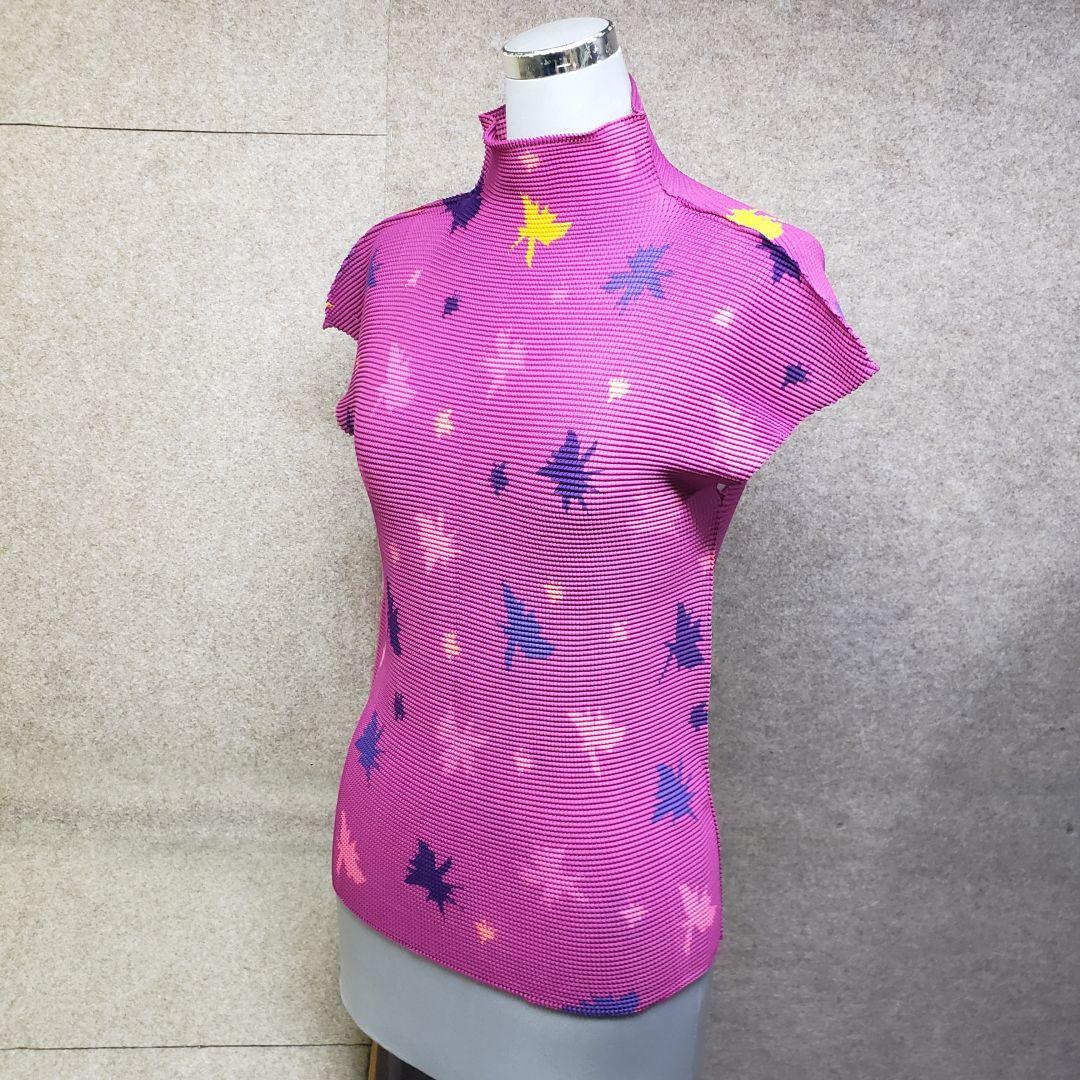 me　イッセイミヤケ　トップス　カットソー　ピンク　y6904i