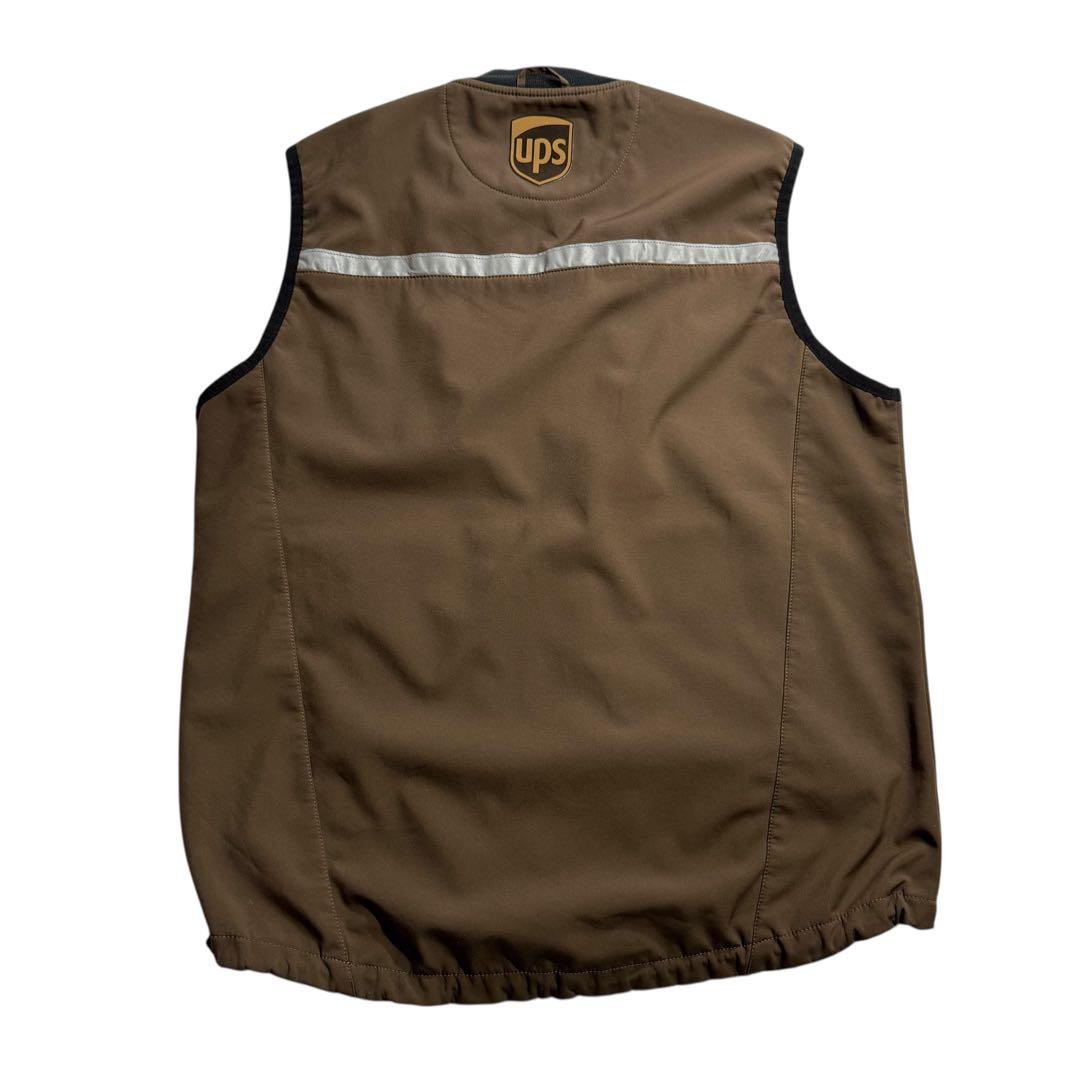 WEAR GUARD UPS ユニフォーム ワークベスト ブラウン リフレクター