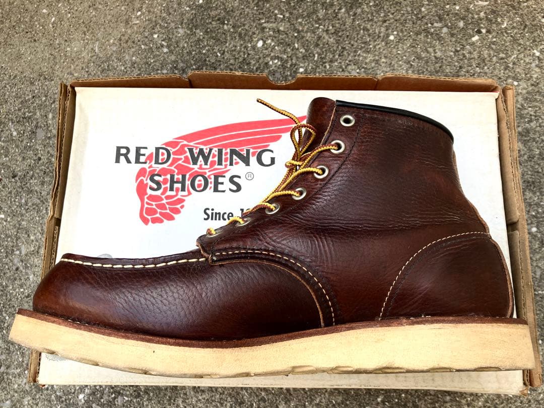 RED WING 8138 MOC TOE／27.5cm ／D.BROWN