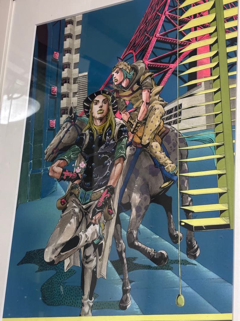 ジョジョの奇妙な冒険 ７部SBR 複製原画　ジョジョ展2012