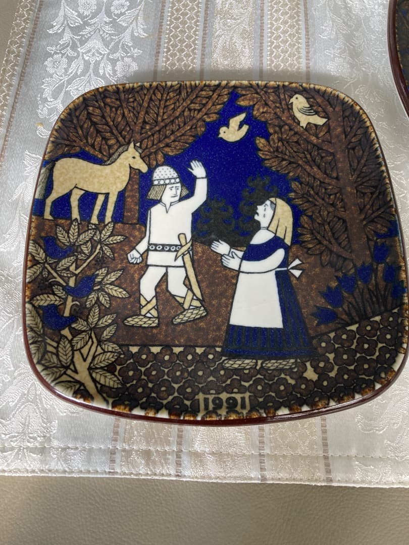 ARABIA 1991-1993年製 皿 3枚セット