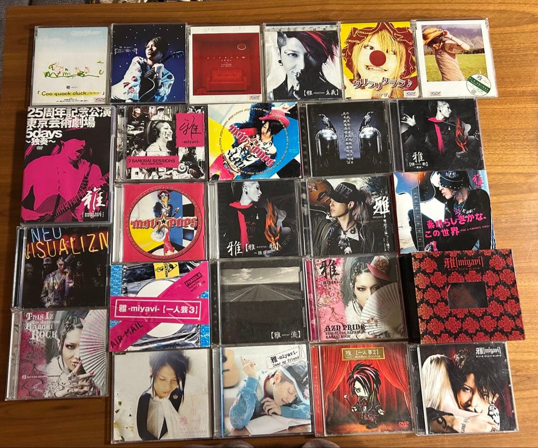 雅MIYAVI限定ボックスCD・DVD複数枚セット（シール、カスタネット付き）