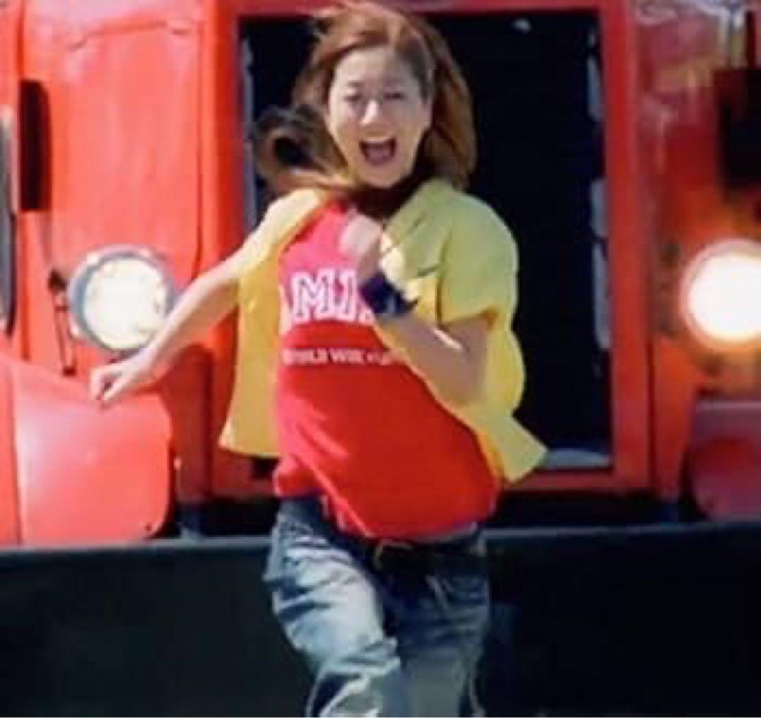 マ*ン様 大塚愛　SMILY Tシャツ　赤　ライブ ロック　ピチT チビT スマ