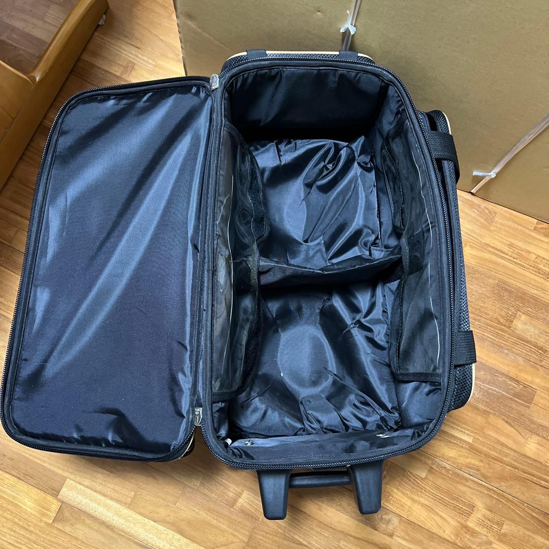 ボウリング用バッグ 赤と黒 dexter デクスター キャスター付き