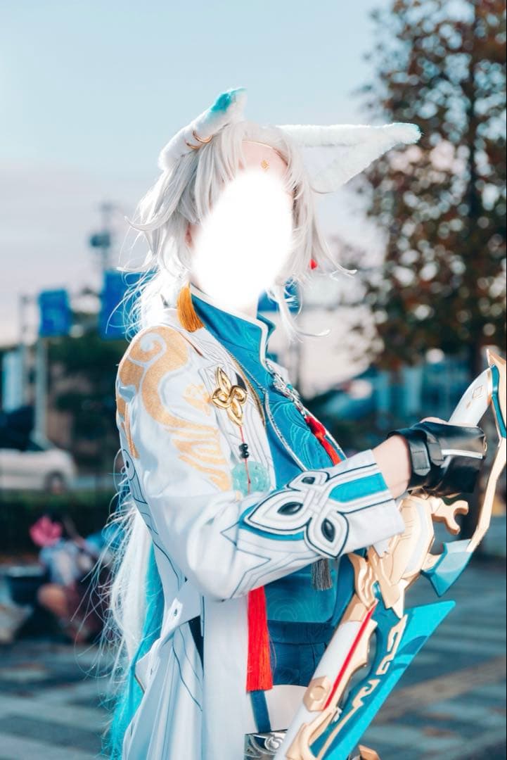 崩壊:スターレイル Feixiao 薩蘭コスプレ衣装、武器、かつら、ショーセット