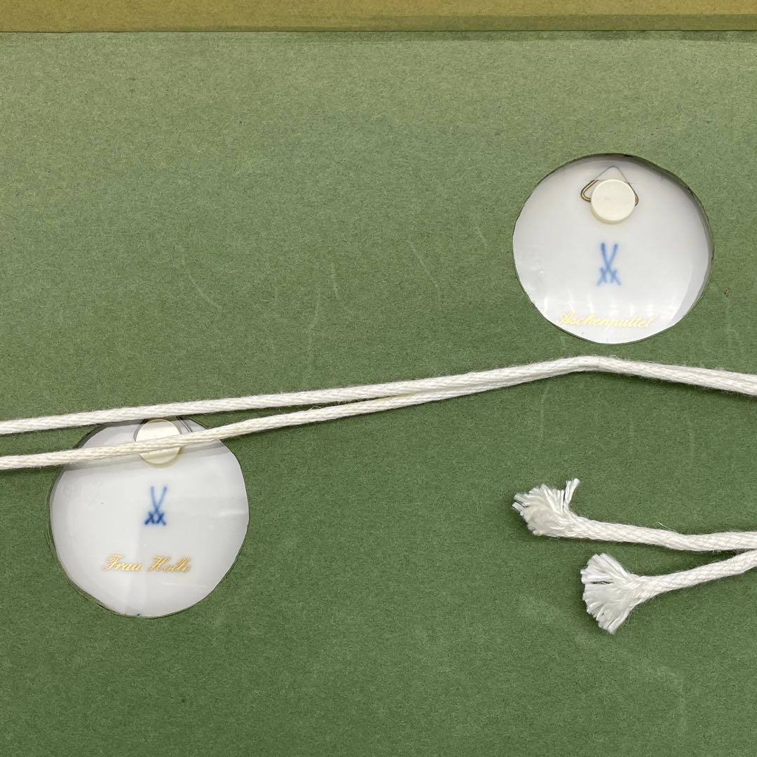 マイセン Meissen  グリム童話　額入り壁掛け飾り皿6枚