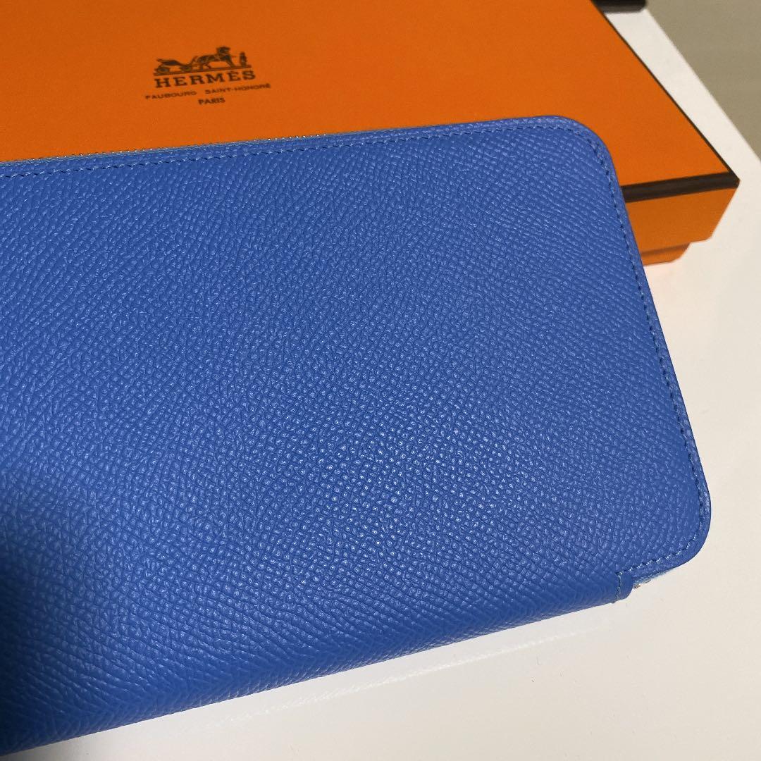 エルメス アザップ シルクイン 未使用 長財布 旧ファスナー 希少モデル