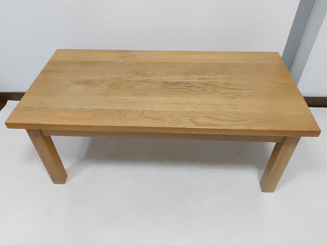 無印良品 オーク材 ローテーブル 引き出し 木製 ナチュラル 文机 デスク