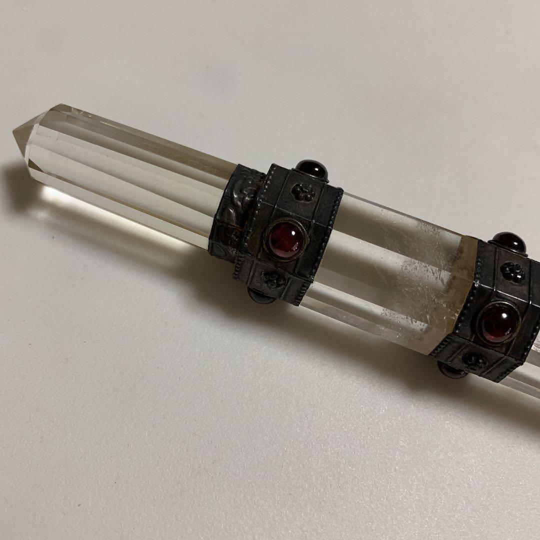 水晶 ヒーリングワンド 魔法の杖 アンティーク