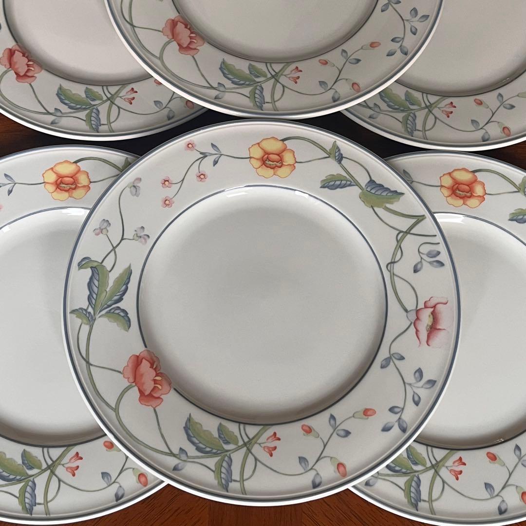 【ドイツビンテージ】ビレロイ＆ボッホ★アルベルティーナ★デザート皿　4枚