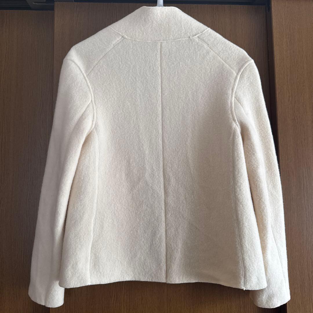 オールドマンズテーラー　フェルトニット　ジャケット　アイボリー
