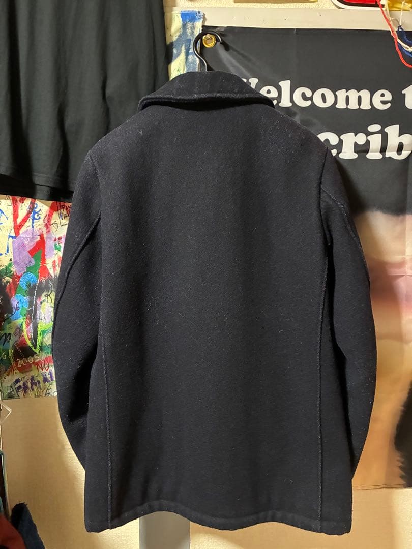 Schott Pコート USA製 740N PEACOAT ネイビー