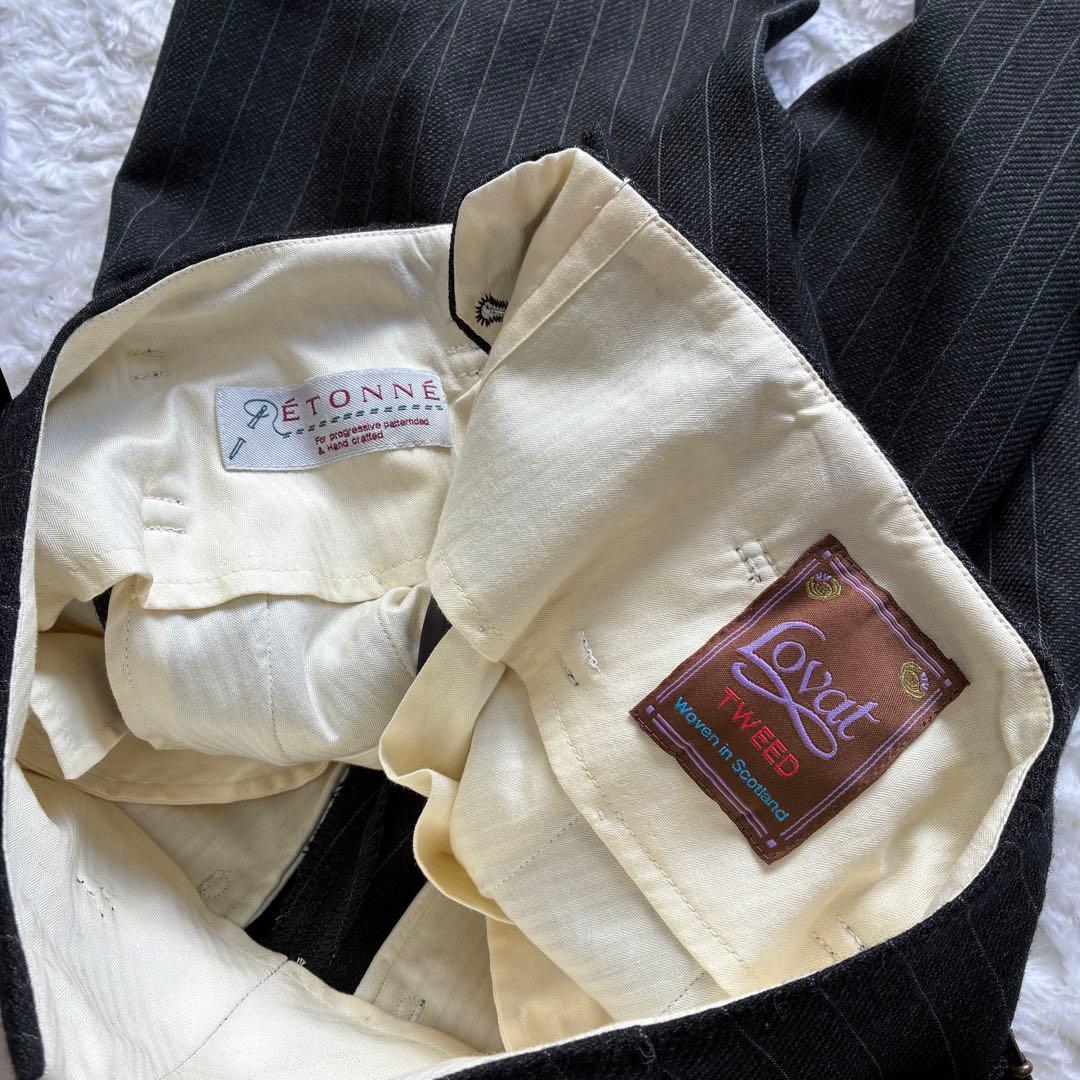 新品・タグ付✨LOVAT社生地　ETONNE　ツイードセットアップ　スーツ